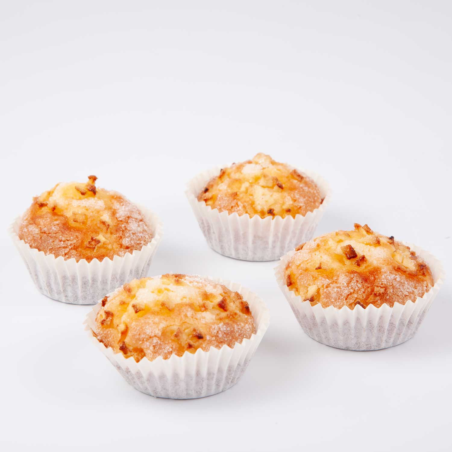 Magdalenas de manzana sin gluten Magdalenas de manzana 4u.